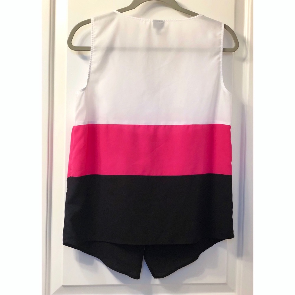 3 Color Ruffle Blouse - Picture 2 of 3